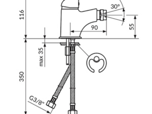Slavina JP391001 - PERLA za bide