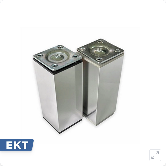 Aluminijumska nogica sjajna, jednodelna