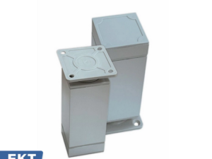 Aluminijumska nogica dvodelna plastični čep Aluminijumska nogica dvodelna, plastični čep