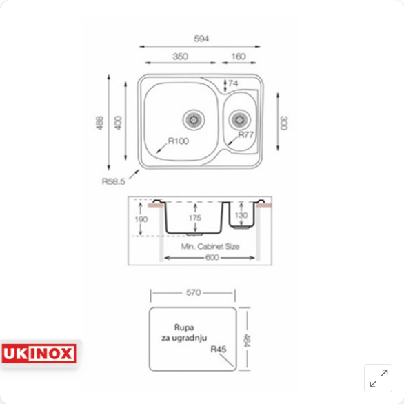 CO 594 488 15 Sudopera jednoipodelna