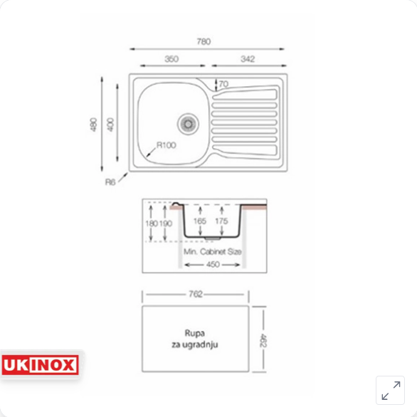 CO 780 480 Sudopera jednodelna