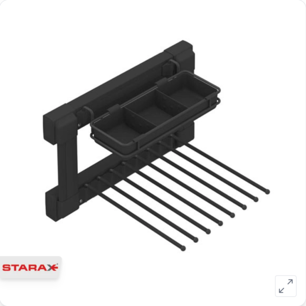 Držač za pantalone sa policom