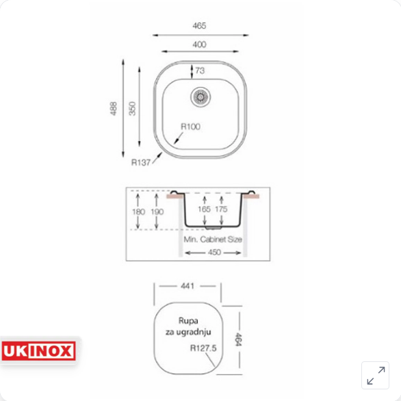 GA 465 488 Sudopera kocka