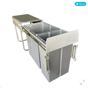 Kanta za smeće izvlačna, 30L, podna montaža sa prihvatnikom za front