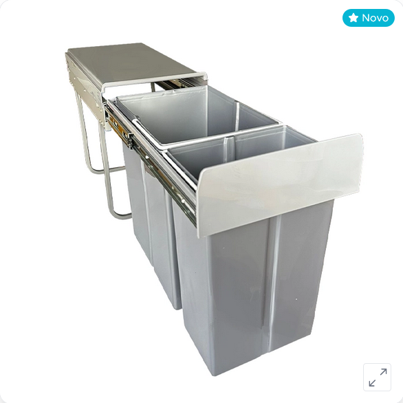 Kanta za smeće izvlačna, 30L, podna montaža