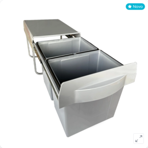 Kanta za smeće izvlačna, 36L, podna montaža