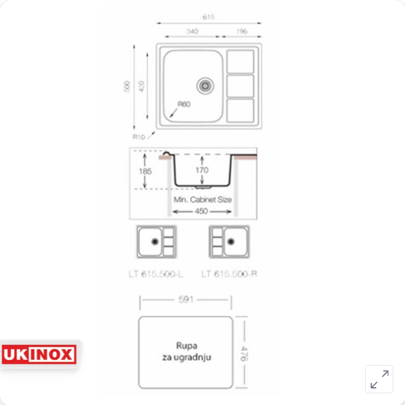 LT 615.500 Sudopera jednodelna