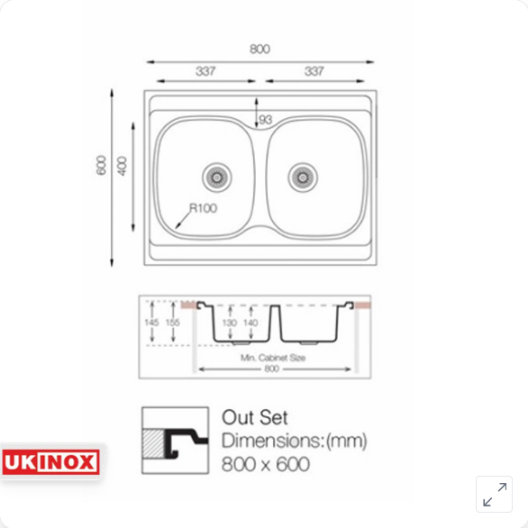 ST 800 600 2 Sudopera nasadna, dvodelna (1) ST 800 600 2 Sudopera nasadna, dvodelna