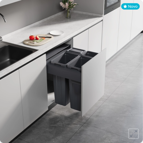 Set korpi sa klizačem, 60L Set korpi sa klizačem, 60L