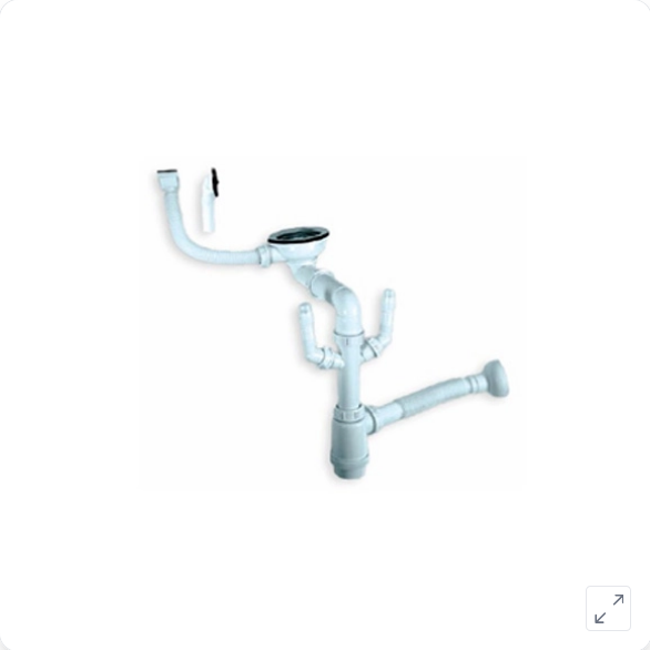 Sifon za sudoperu, dvodelni