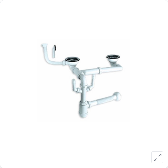 Sifon za sudoperu, dvodelni