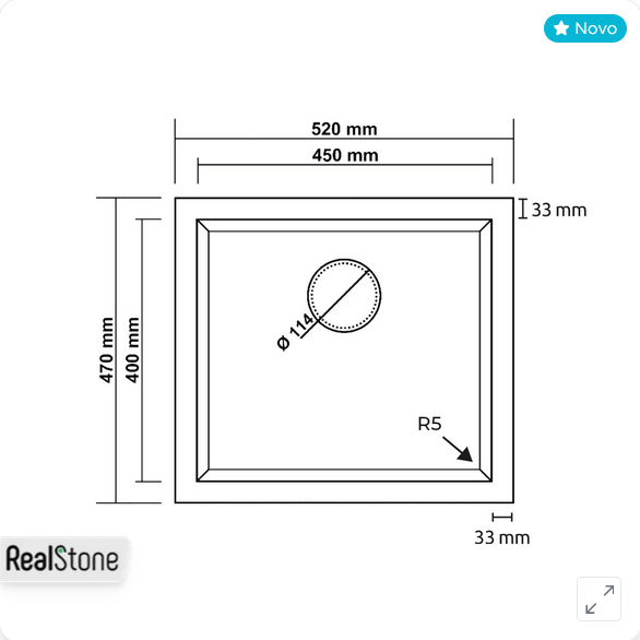Sudopera granitna, model GORDION 52 Sudopera granitna, model GORDION 52