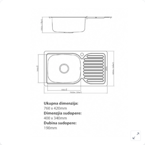 Sudopera jednodelna, model 302A