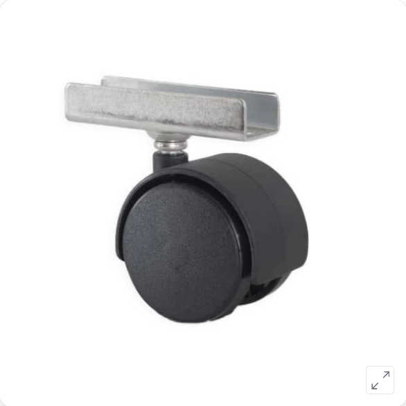 Točkić plastični fi50, u profil, bez kočnice