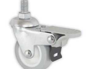 Točkić sa navojem M10 sa kočnicom plastični