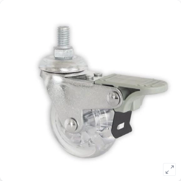 Točkić sa navojem M10 sa kočnicom silikonsk