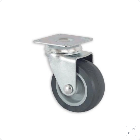 Točkić sa pločicom gumeni