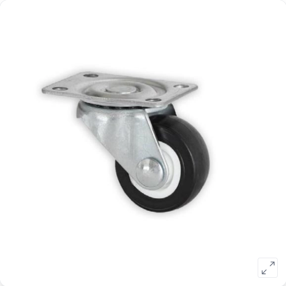 Točkić sa pločicom gumeni