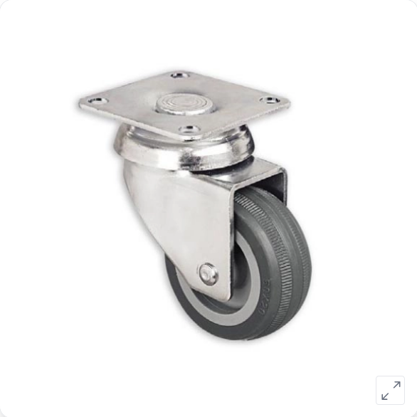 Točkić sa pločicom gumeni