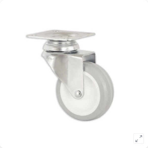 Točkić sa pločicom gumeni