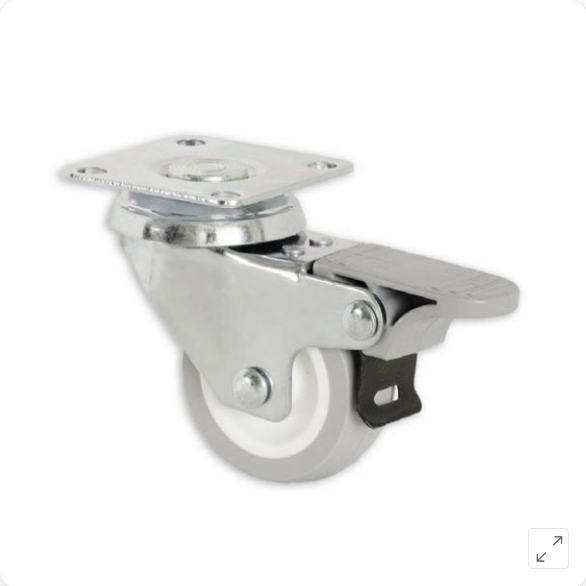 Točkić sa pločicom i kočnicom gumeni