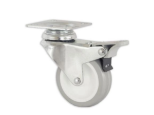 Točkić sa pločicom i kočnicom gumeni