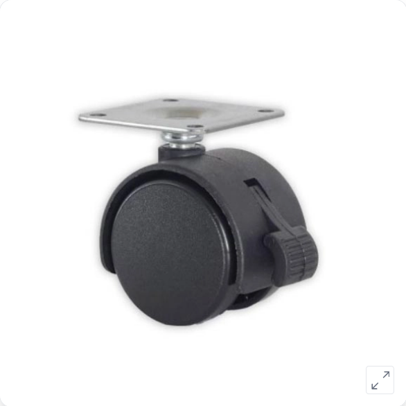 Točkić sa pločicom sa kočnicom, plastični