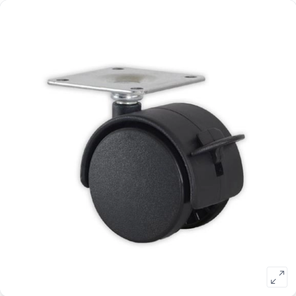 Točkić sa pločicom sa kočnicom, plastični Točkić sa pločicom sa kočnicom, plastični