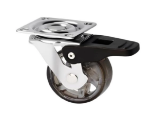 Točkić za nameštaj silikonski, tamni