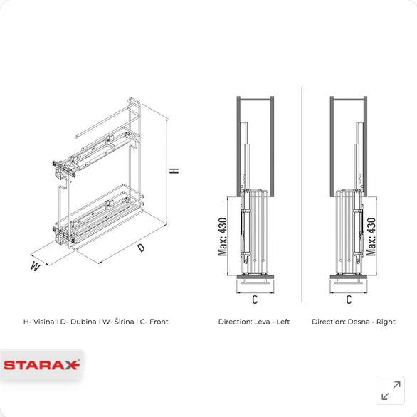 Žičani element za deterdžent i krpe